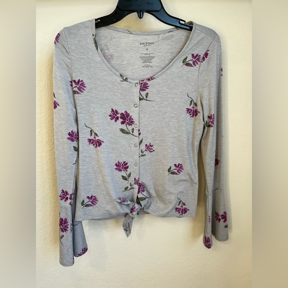 Arizona grey floral shirt